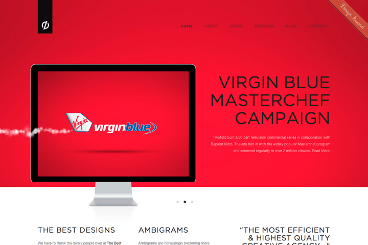 Twofold Creative website preview